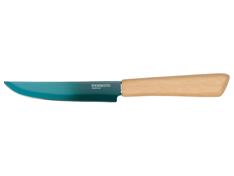 Gehe zu Vollbildansicht: ERNESTO® Messer mit Bambus-Griff - Bild 8