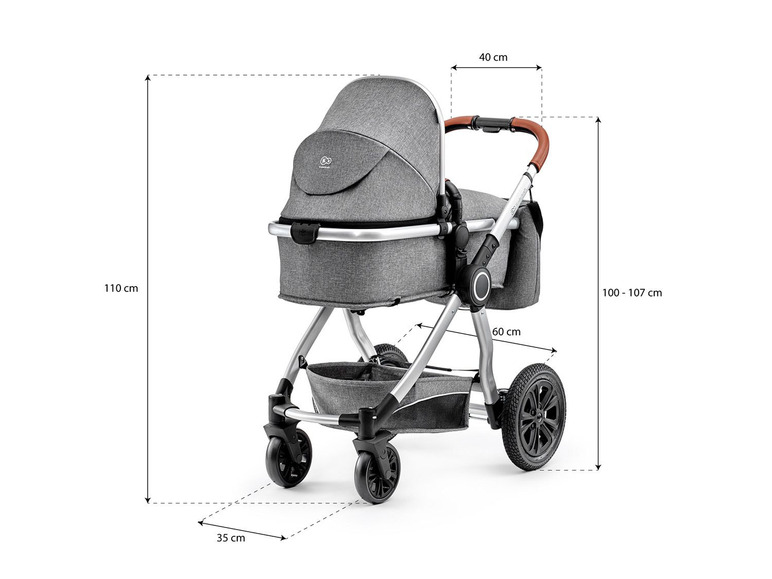 Gehe zu Vollbildansicht: Kinderkraft Kinderwagen »VEO«, mit Kindersitz - Bild 18