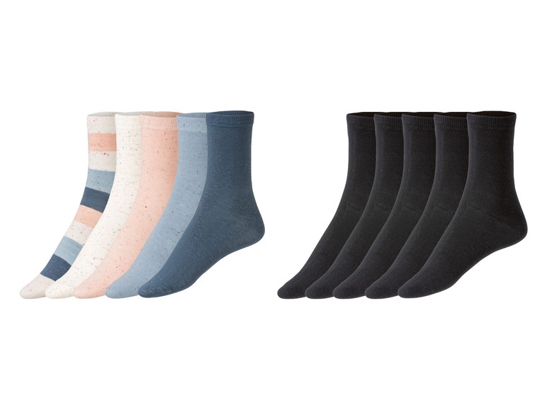 Gehe zu Vollbildansicht: ESMARA® Damen Socken, 5 Paar, mit Bio-Baumwolle - Bild 1