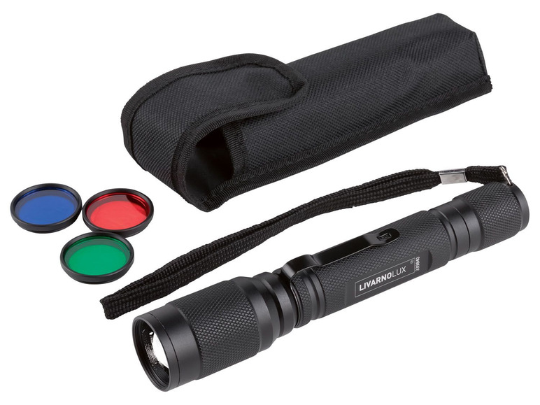Gehe zu Vollbildansicht: LIVARNO LUX® Taschenlampe, mit 3 Betriebsarten, Gehäuse aus eloxiertem Aluminium - Bild 6