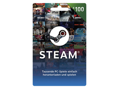 Steam Wallet Card über 100€