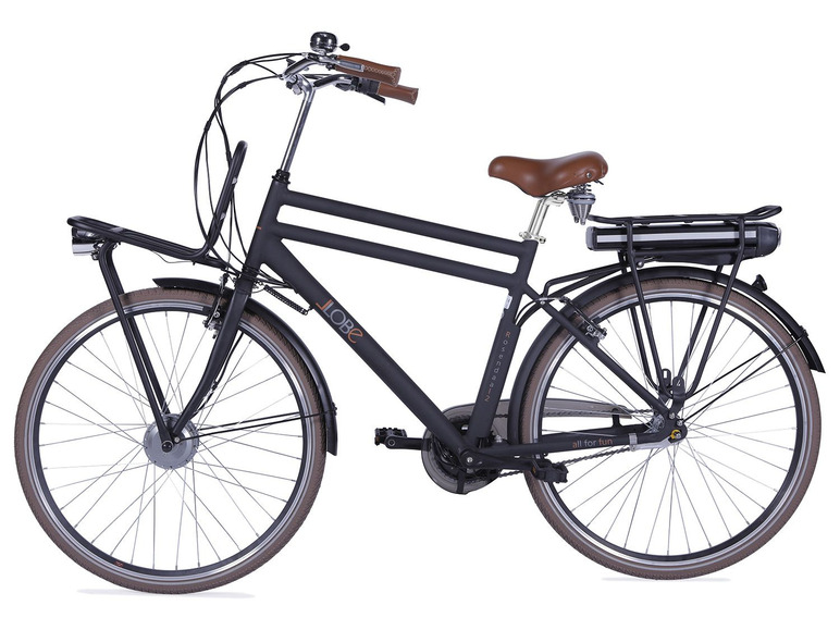 Gehe zu Vollbildansicht: Llobe E-Bike »Rosendaal 2«, Herren, 28 Zoll, 80 - 130 km Reichweite, schwarz - Bild 4