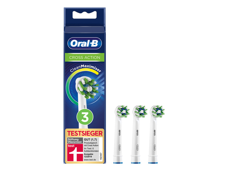 Oral-B Cross Action Aufsteckbürsten, 3 Stück