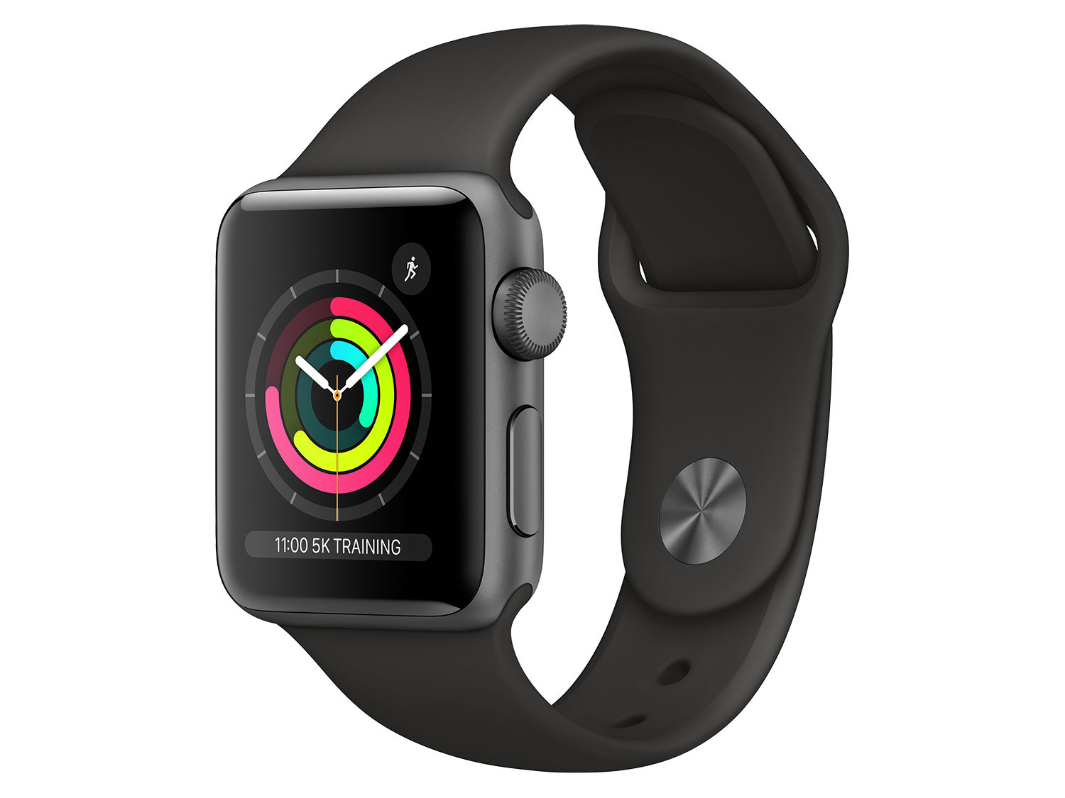 Apple Watch Series 3 38 mm, Aluminiumgehäuse space grau