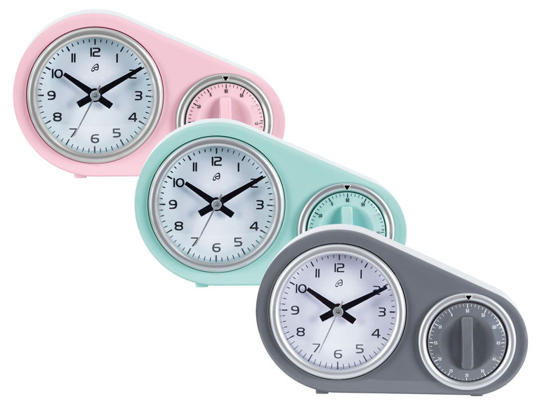 Gehe zu Vollbildansicht: AURIOL® Kurzzeitmesser, mit Uhr, Quarz-Uhrwerk, inklusive Batterie - Bild 1