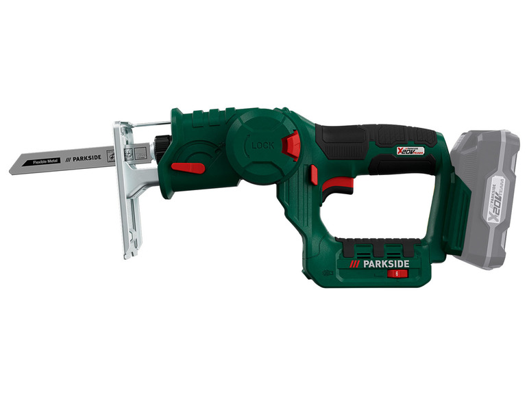 Go to full screen view: PARKSIDE® 2in1 cordless jigsaw and saber saw »PSSSA 20-Li B2«, 20 V - Image 4