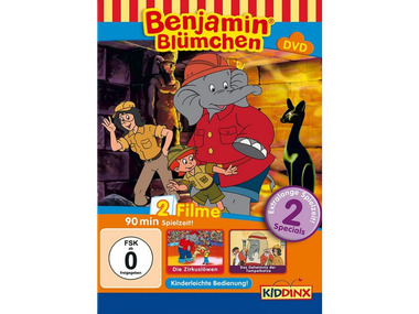 Kiddinx Media GmbH Benjamin Blümchen Das Geheimnis der Tempelkatze / Die Zirkuslöwen- DVD-Video Album