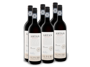6 x 0,75-l-Flasche Weinpaket Artan Reserve South Australia GSM Blend trocken, Rotwein