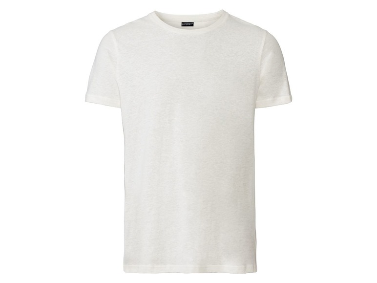 Gehe zu Vollbildansicht: LIVERGY® T-Shirt Herren, mit Leinen und Baumwolle - Bild 2