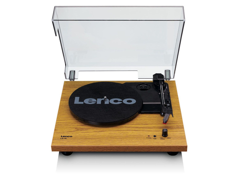 Gehe zu Vollbildansicht: Lenco LS-10 Plattenspieler im Holzgehäuse mit integrierten Lautsprechern - Bild 2