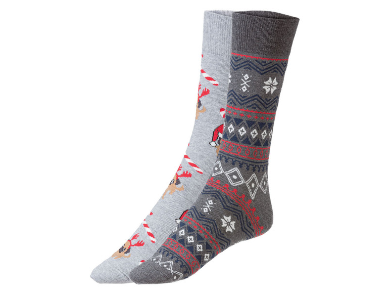 Gehe zu Vollbildansicht: LIVERGY® Herren Weihnachts-Socken - Bild 2