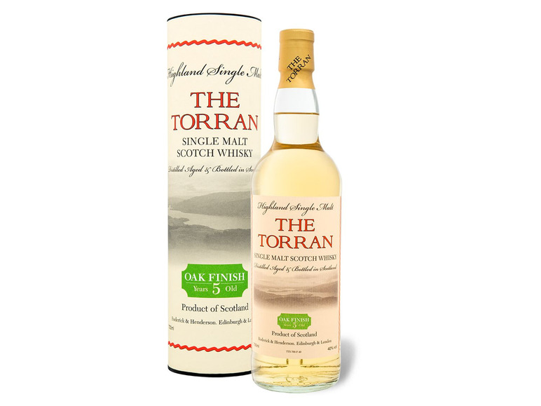 Gehe zu Vollbildansicht: The Torran Highland Single Malt Scotch Whisky 5 Jahre 40% Vol - Bild 1