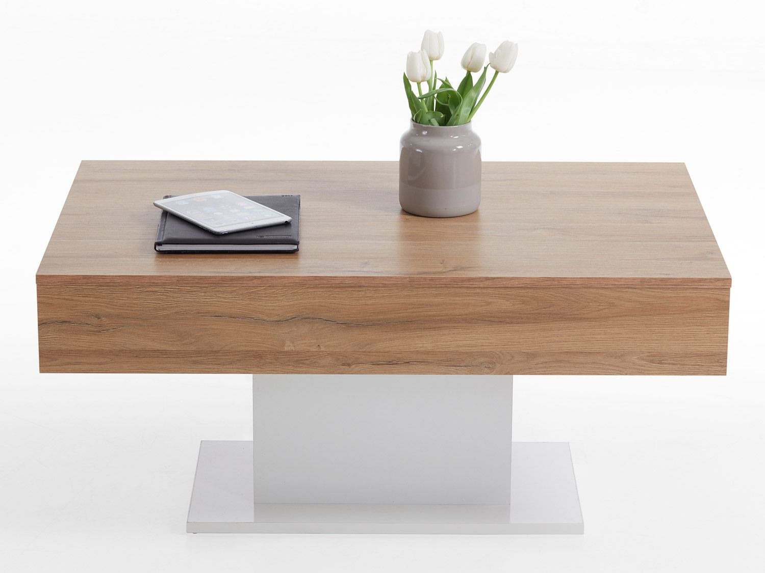 FMD Säulen-Couchtisch mit 2 Schubladen - Lidl.de