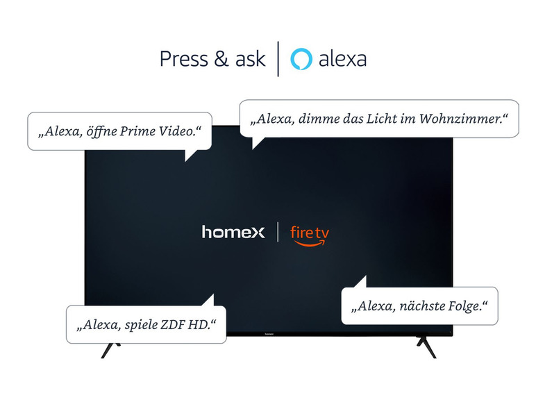 Gehe zu Vollbildansicht: homeX Fire TV - Fernseher / Smart TV (4K UHD, HDR, Alexa Sprachsteuerung, Triple-Tuner) [Modelljahr 2021] - Bild 31