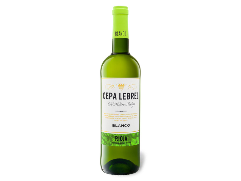 Gehe zu Vollbildansicht: Cepa Lebrel Blanco Rioja DOC trocken, Weißwein 2020 - Bild 1
