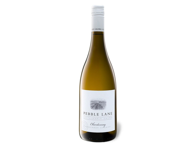 Gehe zu Vollbildansicht: Pebble Lane Monterey County Chardonnay trocken, Weißwein 2018 - Bild 1