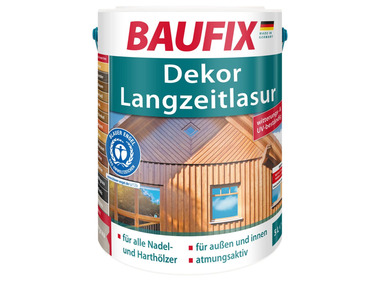 BAUFIX Dekor-Langzeitlasur, 5 Liter