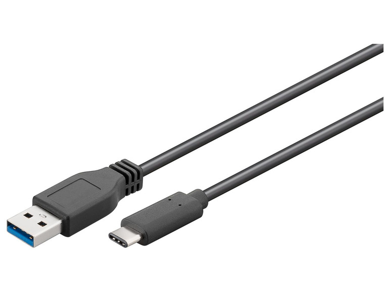 Gehe zu Vollbildansicht: Goobay USB-C™ auf USB-A 3.0 Kabel, schwarz, 0,5 m - Bild 2