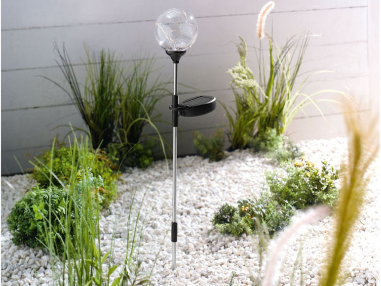 Gehe zu Vollbildansicht: MELINERA® LED-Gartenstecker, mit Solarmodul - Bild 10
