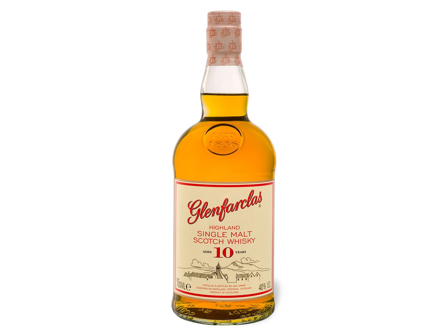 Glenfarclas Highland Single Malt Scotch Whisky 10 Jahre 40 Vol Lidl.de
