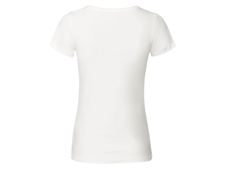 Gehe zu Vollbildansicht: ESMARA® T-Shirt Damen, 2 Stück, mit Rundhalsausschnitt - Bild 4