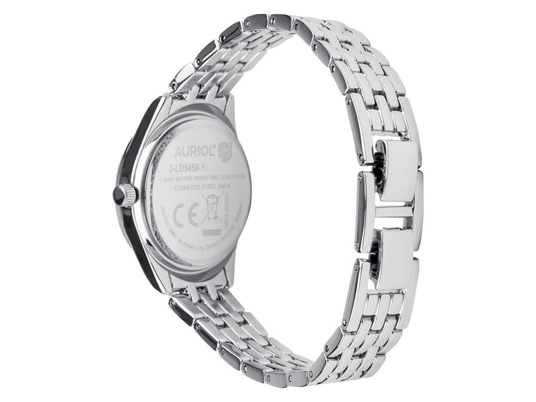 Gehe zu Vollbildansicht: AURIOL® Armbanduhr Damen, mit Metallgehäuse - Bild 6