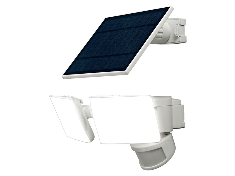 Gehe zu Vollbildansicht: LIVARNO LUX® LED-Solarstrahler, 2 separat dreh- und schwenkbare Strahler, Bewegungsmelder - Bild 2