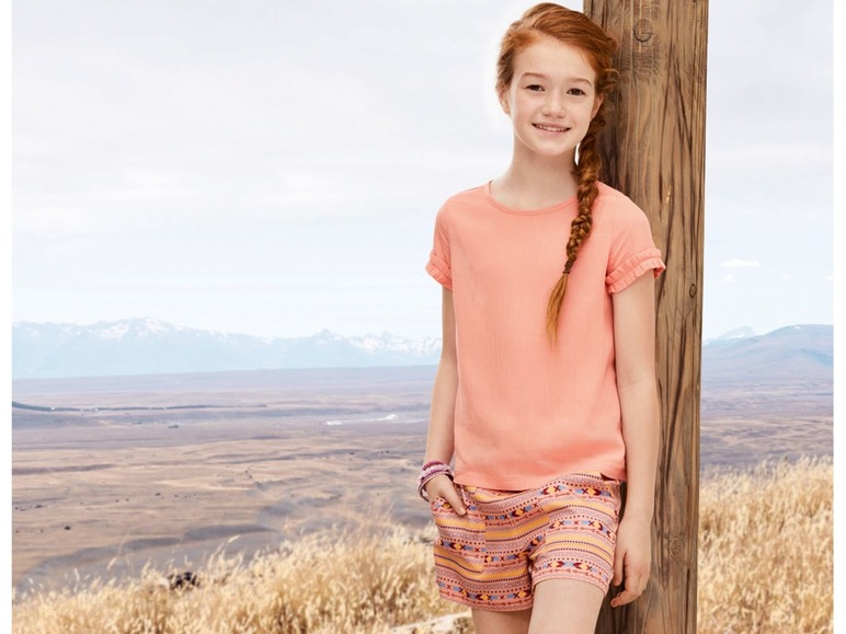 Gehe zu Vollbildansicht: PEPPERTS® Kinder T-Shirt Mädchen, aus Viskose - Bild 7