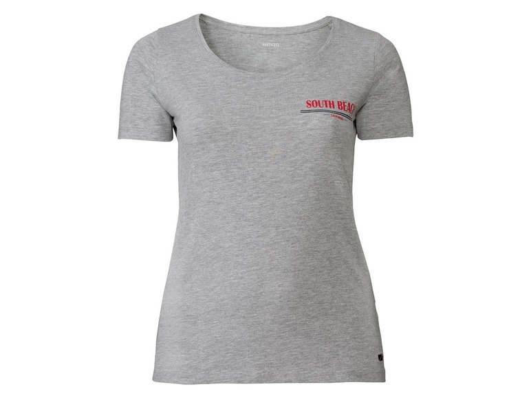 Gehe zu Vollbildansicht: ESMARA® T-Shirt Damen, in Single-Jersey-Qualität, mit Baumwolle und Elasthan - Bild 2