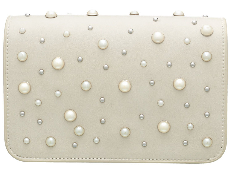 Gehe zu Vollbildansicht: JETTE Damen "Pearls Everywhere" - Minibag, silber - Bild 1