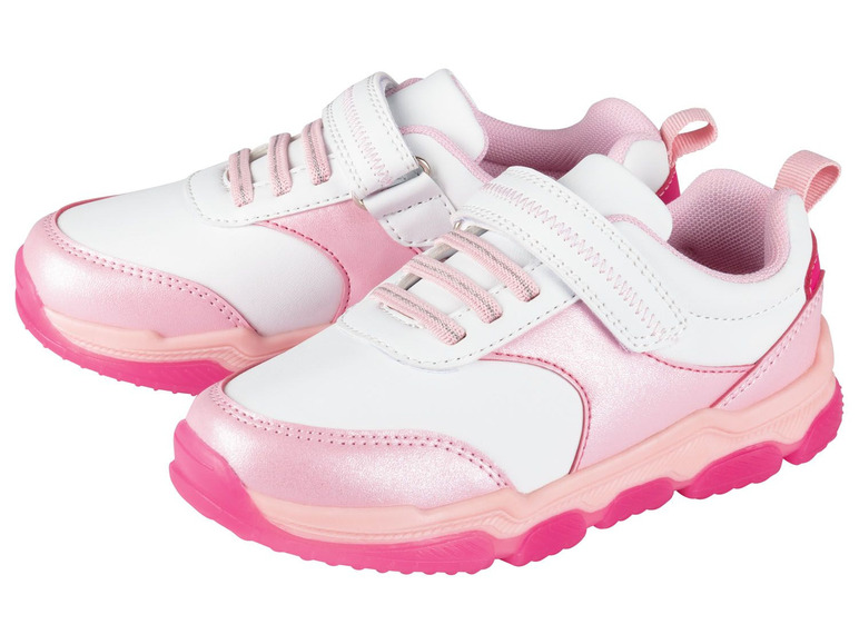 Gehe zu Vollbildansicht: LUPILU® Kleinkinder Sneaker Mädchen, mit Blinkeffekt, Textilfutter - Bild 5