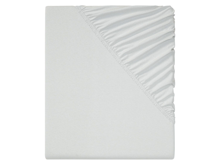 Gehe zu Vollbildansicht: MERADISO® Jersey Spannbettlaken, 180-200 x 200 cm, einlaufsicher, aus reiner Baumwolle - Bild 3