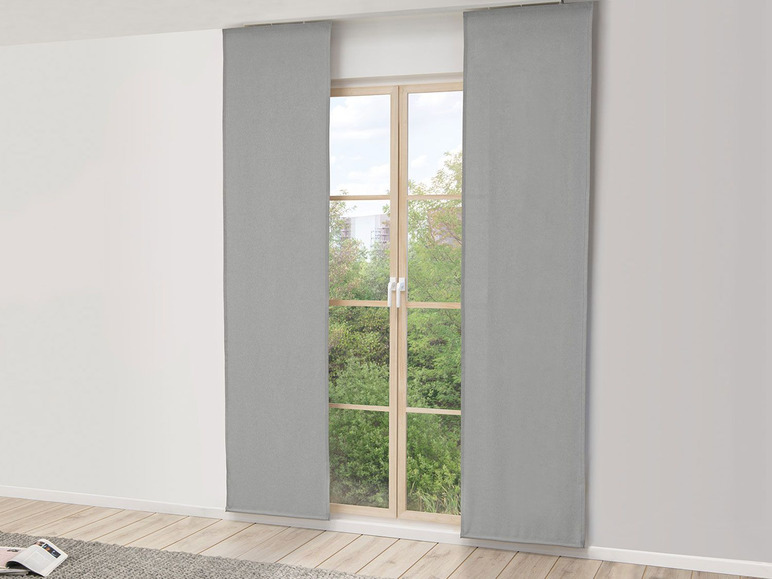 Gehe zu Vollbildansicht: Gözze Schiebevorhang »Linus«, B 60 x L 245 cm, blickdicht - Bild 37
