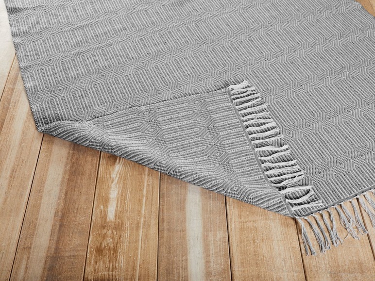 Gehe zu Vollbildansicht: MERADISO® Wendeteppich, 150 x 200 cm, aus reiner Baumwolle - Bild 12