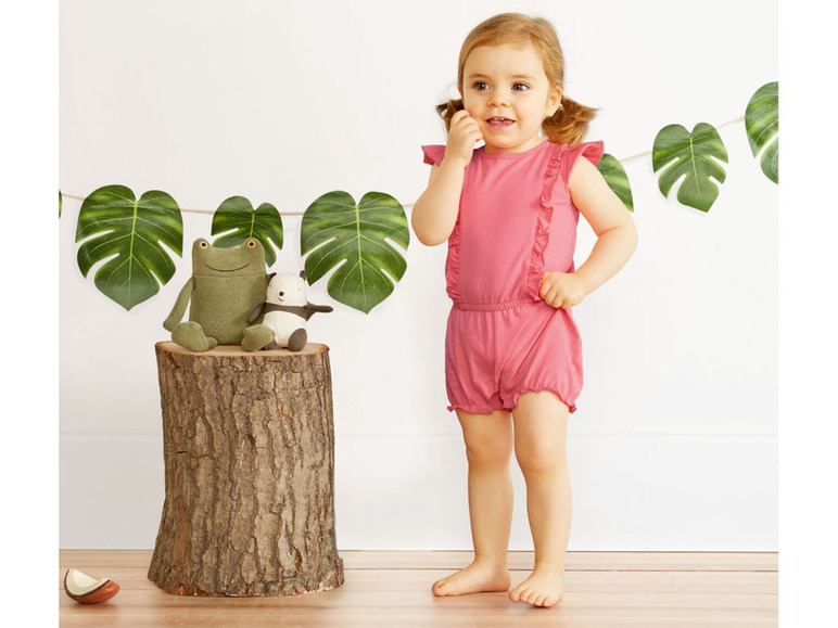Gehe zu Vollbildansicht: LUPILU® Baby Jumpsuit Mädchen, mit Druckknöpfen - Bild 9