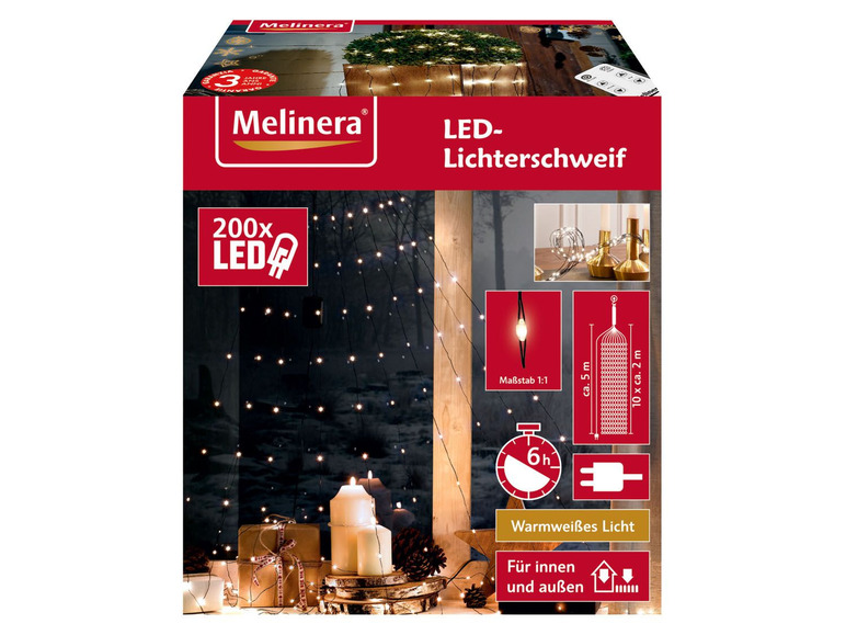 Gehe zu Vollbildansicht: MELINERA® Lichterschweif, 200 LEDs, mit 8 Leuchtmodi - Bild 14