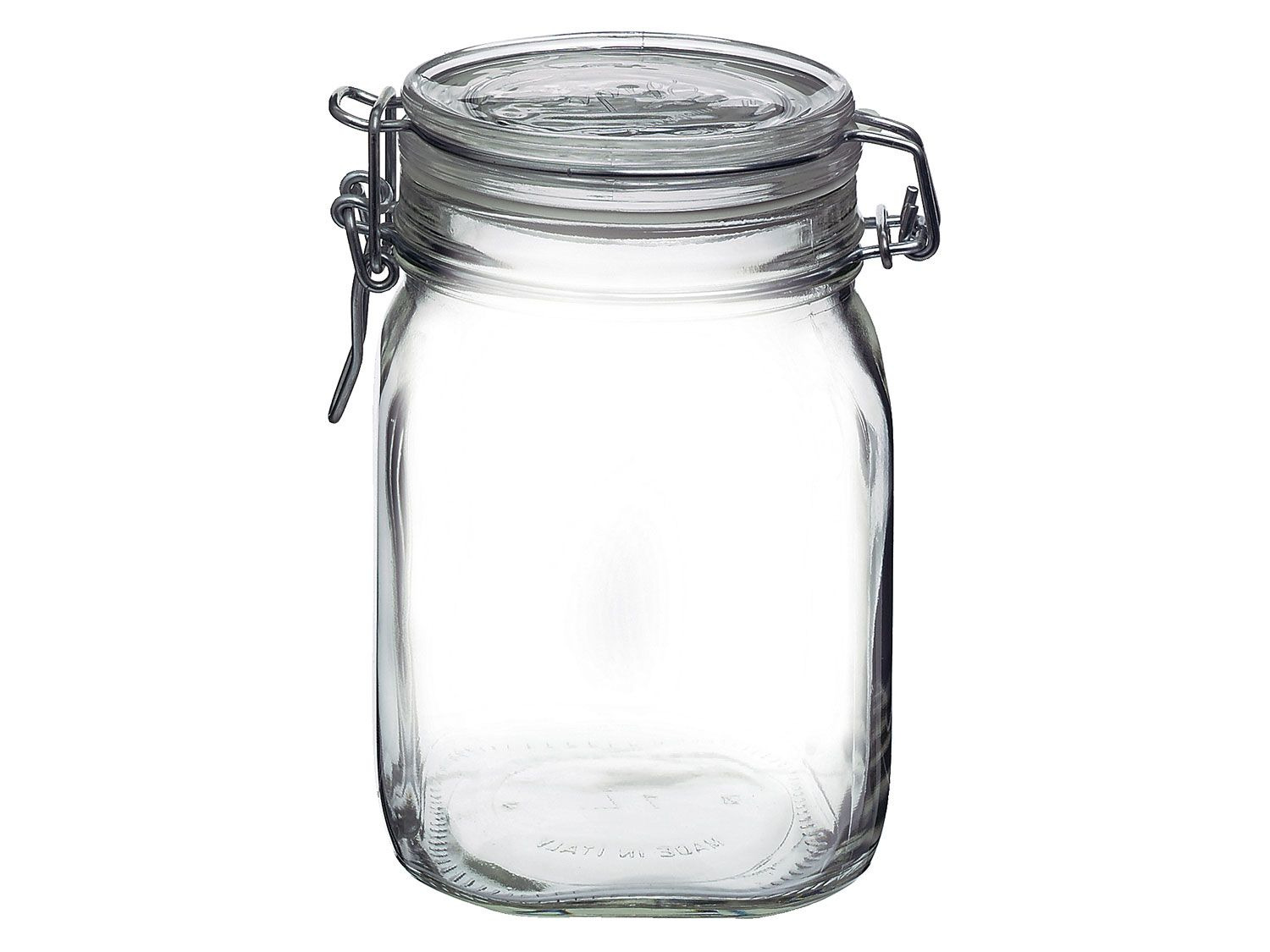 BORMIOLI ROCCO Vorratsgläser mit Bügelverschluss und Gummiring 3tlg