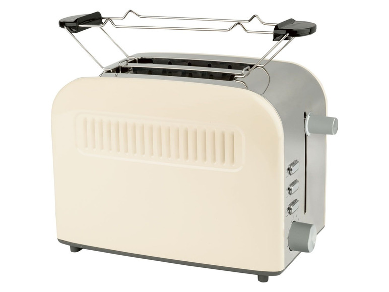 Gehe zu Vollbildansicht: SILVERCREST® Toaster, 920 Watt, mit 6-Stufen-Bräunungsregler, abnehmbarer Brötchenaufsatz - Bild 23