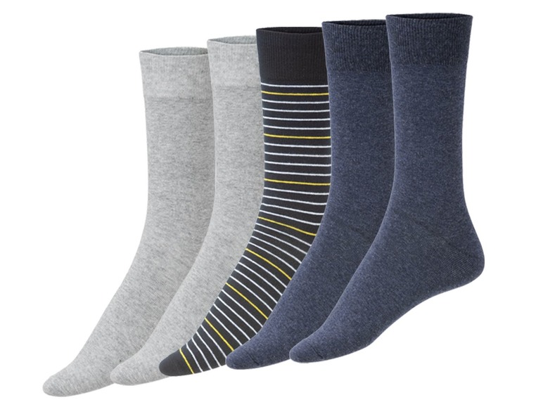 Gehe zu Vollbildansicht: LIVERGY® Socken Herren, 5 Paar, mit Baumwolle und Elasthan - Bild 2