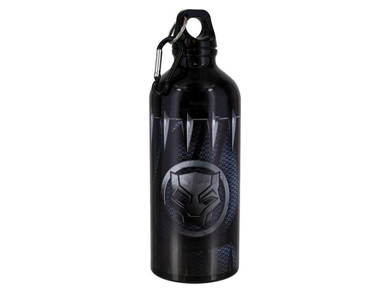 Gehe zu Vollbildansicht: Paladone Black Panther Metal Water Bottle - Bild 1
