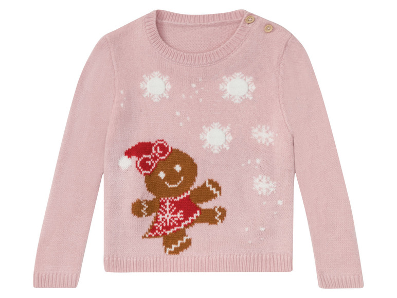 Gehe zu Vollbildansicht: LUPILU® Kleinkinder Mädchen Weihnachts-Pullover - Bild 14