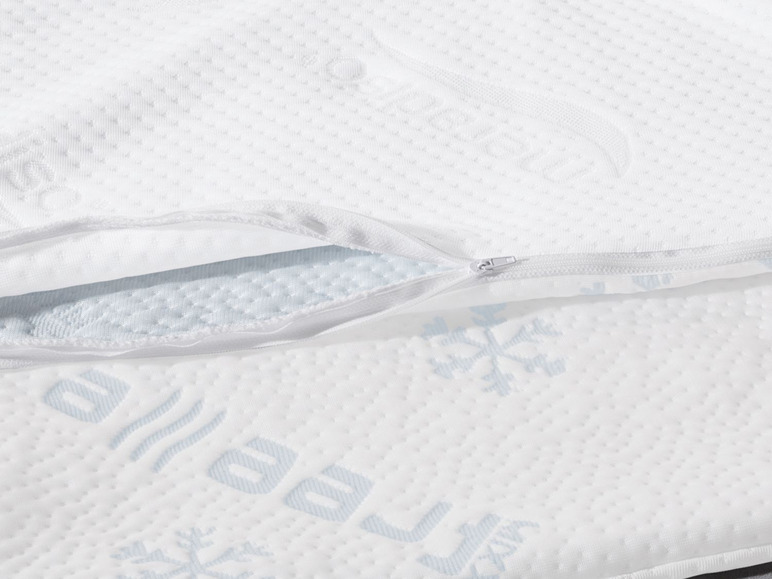 Gehe zu Vollbildansicht: MERADISO® Kissenbezug »Freeze«, 40 x 80 cm, Sommer- und Winterseite, mit Reißverschluss - Bild 3