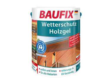 BAUFIX Wetterschutz-Holzgel, 5 Liter