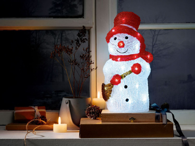 Gehe zu Vollbildansicht: MELINERA® Acryl Deko Figuren, 30 LEDs, 6-Stunden-Timer - Bild 11