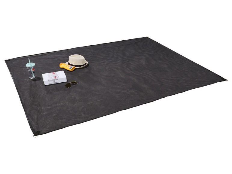 Gehe zu Vollbildansicht: CRIVIT® Strandmatte, 150 x 200 cm, sanddurchlässiges Gewebe, mit Metallösen - Bild 21