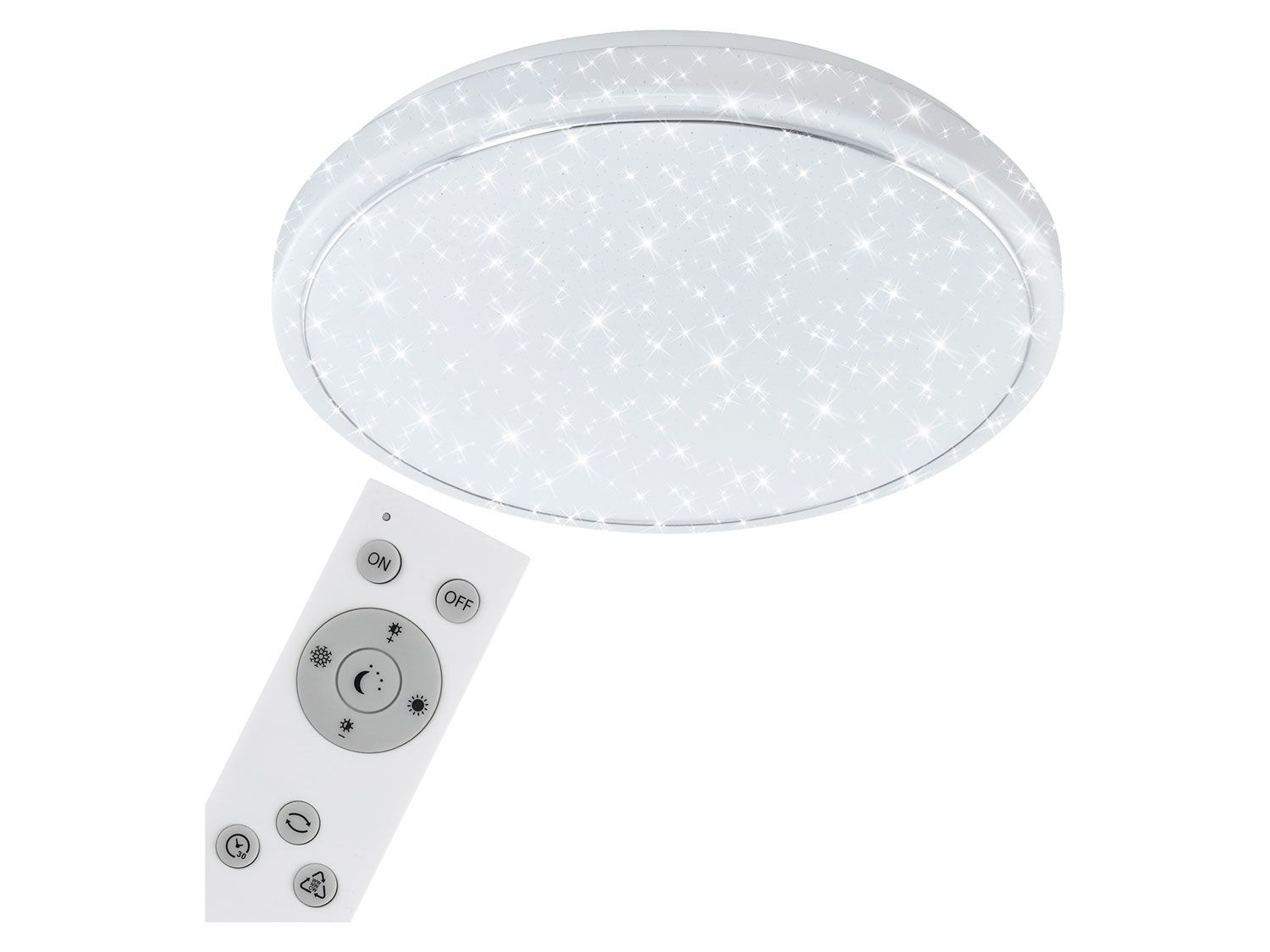 Briloner Cct Led Deckenleuchte Sternenhimmel Lichttemperatur Helligkeit Regulierbar Nachtlichtfunktion Lidl De 