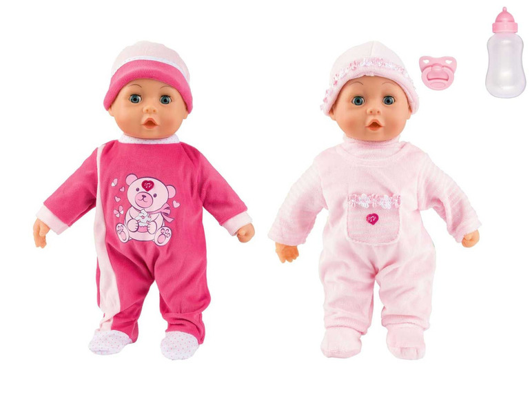 Gehe zu Vollbildansicht: Bayer Puppe Piccolina »First Words Baby« mit Zubehör - Bild 1