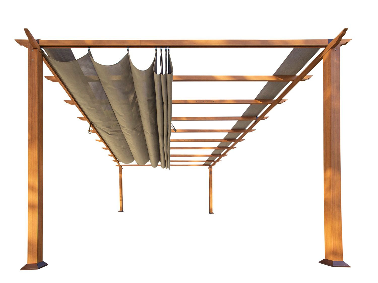 Paragon Outdoor USA Pavillon »Florida / Florenz«, Pergola in Holzoptik