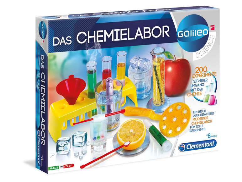 Gehe zu Vollbildansicht: Clementoni Chemiebaukasten »Das Chemielabor«, für 200 Experimente, ab 8 Jahren - Bild 2