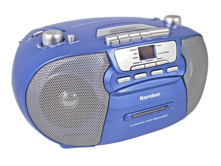 Gehe zu Vollbildansicht: Karcher RR 5040 Oberon tragbares Radio mit CD-Player - MW / UKW - Kassette - Bild 10